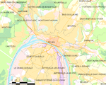 Map commune FR insee code 76540